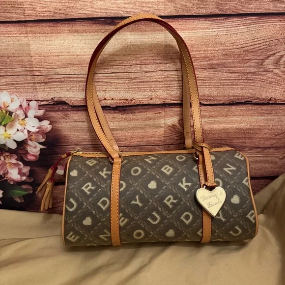 Dooney & Bourke Barrel Bag with Monogram - Picture 1 of 9